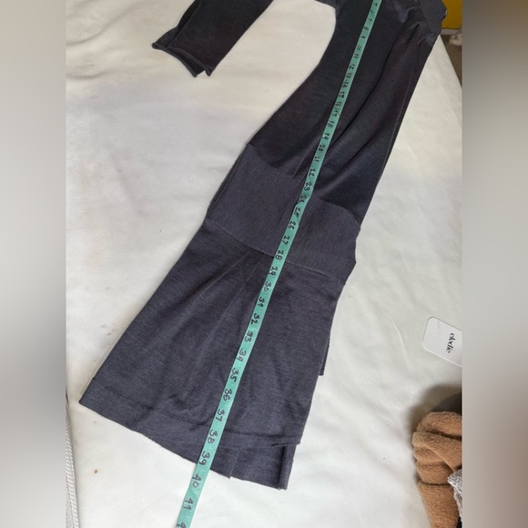 BRUNELLO CUCCINELLI Gray Cashmere long sleeve drop waist mini dress size S. - Picture 14 of 14